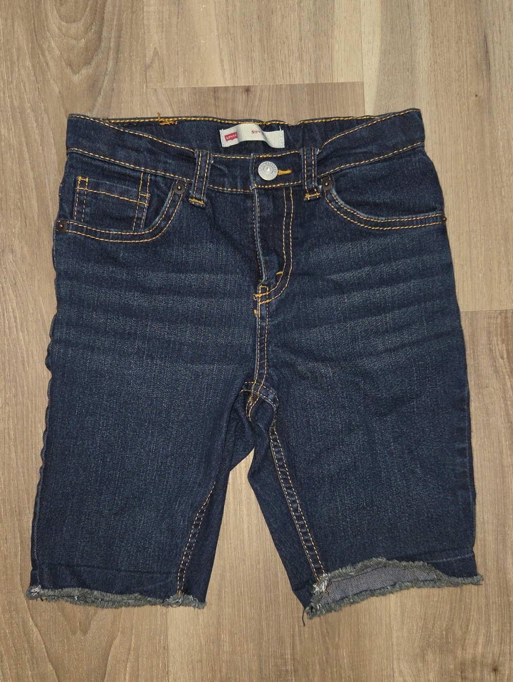 •Levi's• Little Girls 511 Slim Blue Jean Bermuda Shorts